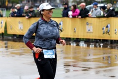 A runner smiles as they run